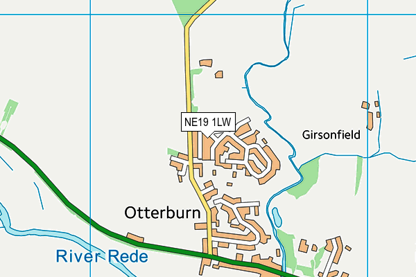 NE19 1LW map - OS VectorMap District (Ordnance Survey) NE19 1LW map - OS VectorMap District (Ordnance Survey)