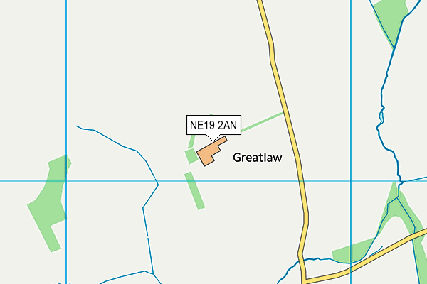 NE19 2AN map - OS VectorMap District (Ordnance Survey) NE19 2AN map - OS VectorMap District (Ordnance Survey)