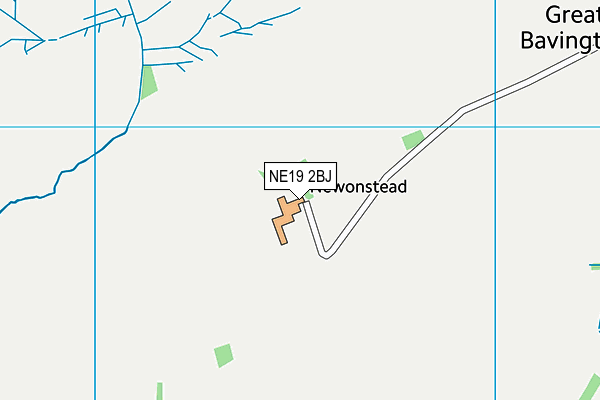 NE19 2BJ map - OS VectorMap District (Ordnance Survey) NE19 2BJ map - OS VectorMap District (Ordnance Survey)