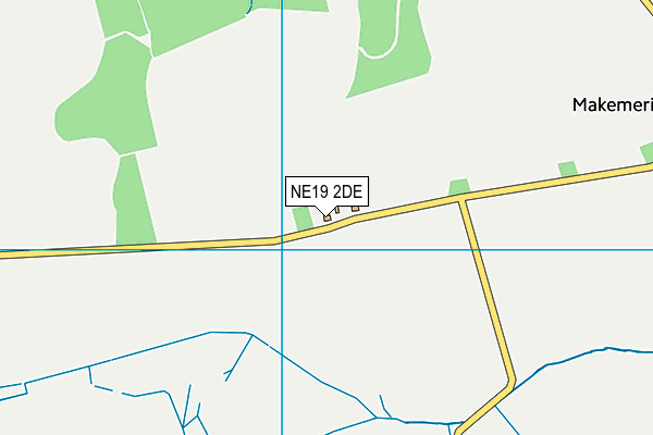 NE19 2DE map - OS VectorMap District (Ordnance Survey) NE19 2DE map - OS VectorMap District (Ordnance Survey)