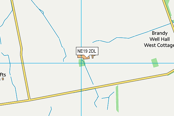 NE19 2DL map - OS VectorMap District (Ordnance Survey) NE19 2DL map - OS VectorMap District (Ordnance Survey)