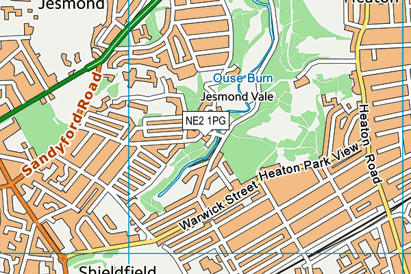 NE2 1PG map - OS VectorMap District (Ordnance Survey) NE2 1PG map - OS VectorMap District (Ordnance Survey)