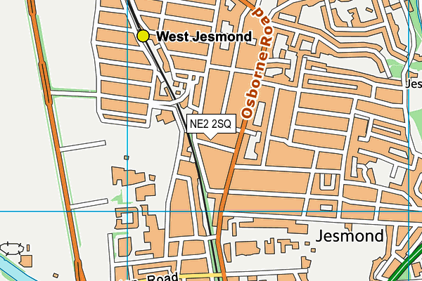 NE2 2SQ map - OS VectorMap District (Ordnance Survey) NE2 2SQ map - OS VectorMap District (Ordnance Survey)