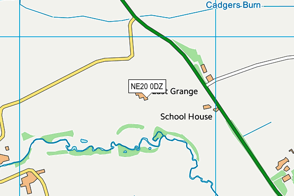 NE20 0DZ map - OS VectorMap District (Ordnance Survey) NE20 0DZ map - OS VectorMap District (Ordnance Survey)