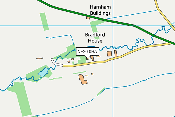 NE20 0HA map - OS VectorMap District (Ordnance Survey) NE20 0HA map - OS VectorMap District (Ordnance Survey)