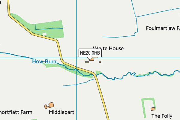NE20 0HB map - OS VectorMap District (Ordnance Survey) NE20 0HB map - OS VectorMap District (Ordnance Survey)