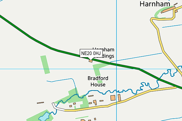 NE20 0HJ map - OS VectorMap District (Ordnance Survey) NE20 0HJ map - OS VectorMap District (Ordnance Survey)