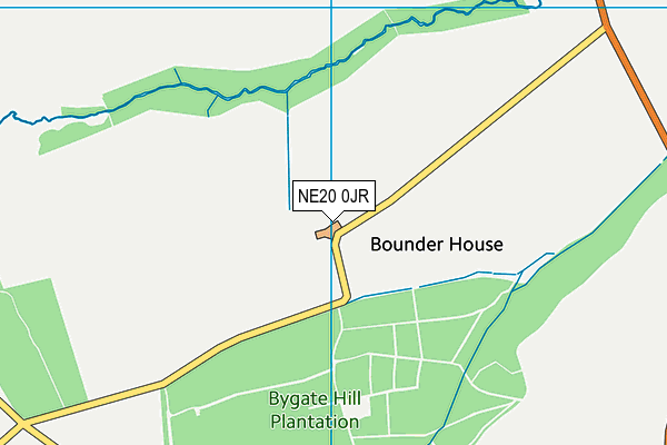 NE20 0JR map - OS VectorMap District (Ordnance Survey) NE20 0JR map - OS VectorMap District (Ordnance Survey)