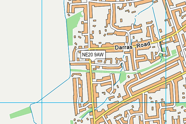 NE20 9AW map - OS VectorMap District (Ordnance Survey) NE20 9AW map - OS VectorMap District (Ordnance Survey)