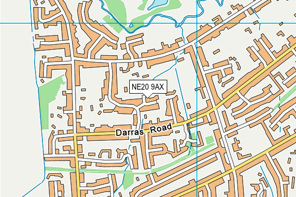 NE20 9AX map - OS VectorMap District (Ordnance Survey) NE20 9AX map - OS VectorMap District (Ordnance Survey)
