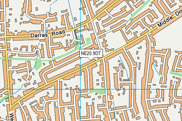 NE20 9DT map - OS VectorMap District (Ordnance Survey) NE20 9DT map - OS VectorMap District (Ordnance Survey)