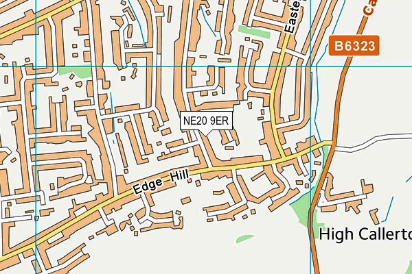 NE20 9ER map - OS VectorMap District (Ordnance Survey) NE20 9ER map - OS VectorMap District (Ordnance Survey)