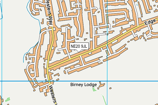 NE20 9JL map - OS VectorMap District (Ordnance Survey) NE20 9JL map - OS VectorMap District (Ordnance Survey)