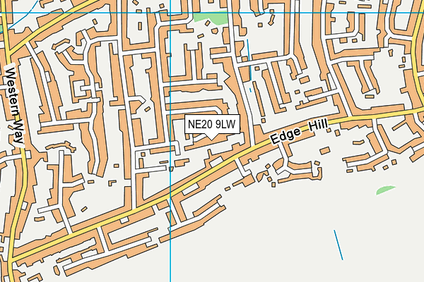 NE20 9LW map - OS VectorMap District (Ordnance Survey) NE20 9LW map - OS VectorMap District (Ordnance Survey)