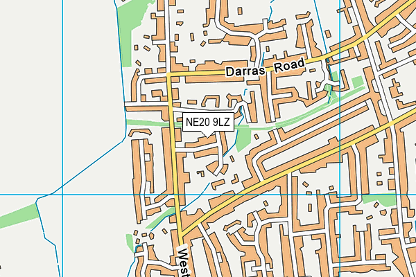 NE20 9LZ map - OS VectorMap District (Ordnance Survey) NE20 9LZ map - OS VectorMap District (Ordnance Survey)