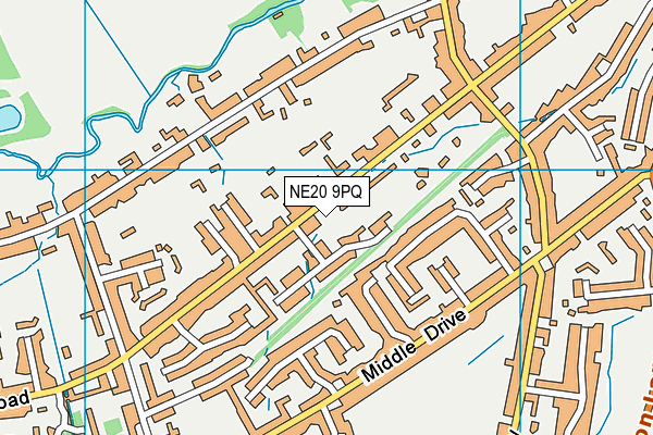NE20 9PQ map - OS VectorMap District (Ordnance Survey) NE20 9PQ map - OS VectorMap District (Ordnance Survey)