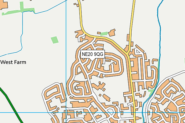 NE20 9QG map - OS VectorMap District (Ordnance Survey) NE20 9QG map - OS VectorMap District (Ordnance Survey)