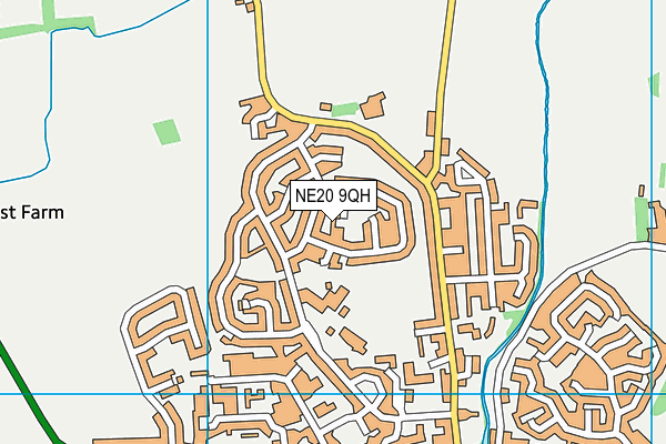 NE20 9QH map - OS VectorMap District (Ordnance Survey) NE20 9QH map - OS VectorMap District (Ordnance Survey)