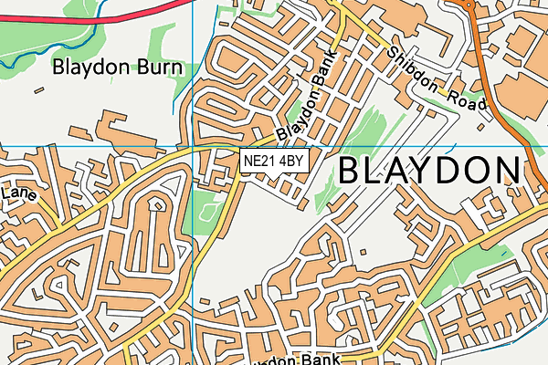 NE21 4BY map - OS VectorMap District (Ordnance Survey) NE21 4BY map - OS VectorMap District (Ordnance Survey)