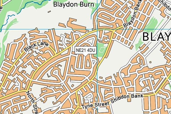 NE21 4DU map - OS VectorMap District (Ordnance Survey) NE21 4DU map - OS VectorMap District (Ordnance Survey)