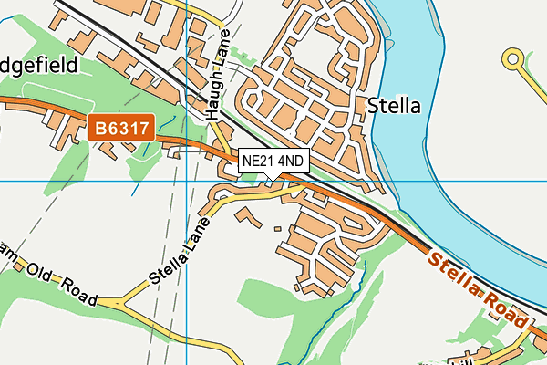 NE21 4ND map - OS VectorMap District (Ordnance Survey) NE21 4ND map - OS VectorMap District (Ordnance Survey)