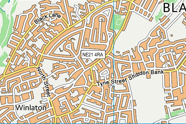 NE21 4RA map - OS VectorMap District (Ordnance Survey) NE21 4RA map - OS VectorMap District (Ordnance Survey)
