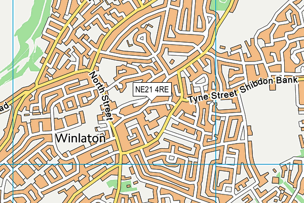 NE21 4RE map - OS VectorMap District (Ordnance Survey) NE21 4RE map - OS VectorMap District (Ordnance Survey)