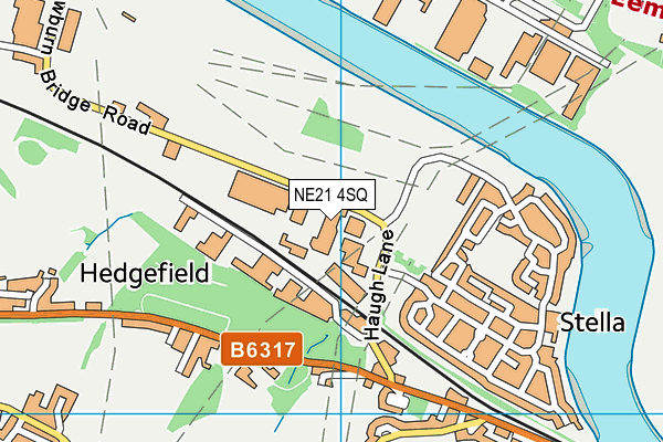 NE21 4SQ map - OS VectorMap District (Ordnance Survey) NE21 4SQ map - OS VectorMap District (Ordnance Survey)
