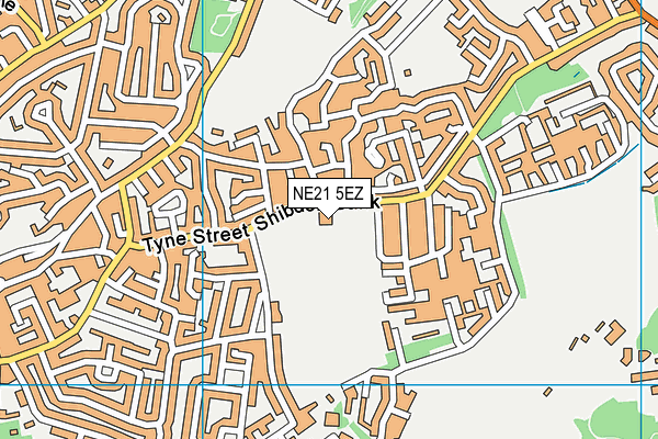 NE21 5EZ map - OS VectorMap District (Ordnance Survey) NE21 5EZ map - OS VectorMap District (Ordnance Survey)