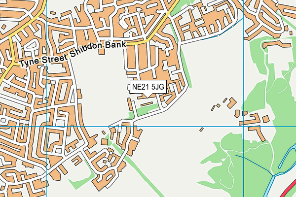 NE21 5JG map - OS VectorMap District (Ordnance Survey) NE21 5JG map - OS VectorMap District (Ordnance Survey)