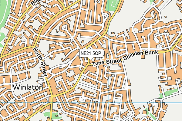 NE21 5QP map - OS VectorMap District (Ordnance Survey) NE21 5QP map - OS VectorMap District (Ordnance Survey)