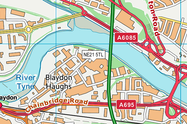 NE21 5TL map - OS VectorMap District (Ordnance Survey) NE21 5TL map - OS VectorMap District (Ordnance Survey)