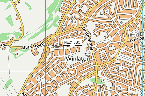 NE21 6BQ map - OS VectorMap District (Ordnance Survey) NE21 6BQ map - OS VectorMap District (Ordnance Survey)
