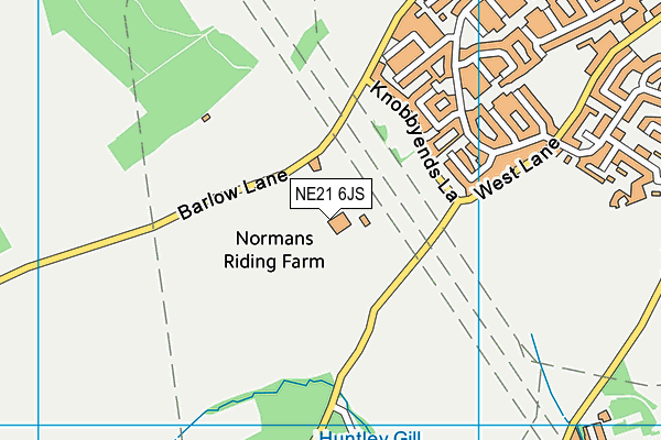 NE21 6JS map - OS VectorMap District (Ordnance Survey) NE21 6JS map - OS VectorMap District (Ordnance Survey)