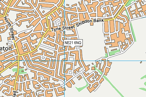 NE21 6NQ map - OS VectorMap District (Ordnance Survey) NE21 6NQ map - OS VectorMap District (Ordnance Survey)