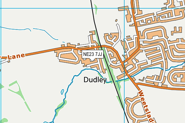 NE23 7JJ map - OS VectorMap District (Ordnance Survey) NE23 7JJ map - OS VectorMap District (Ordnance Survey)