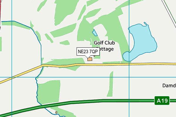 NE23 7QP map - OS VectorMap District (Ordnance Survey) NE23 7QP map - OS VectorMap District (Ordnance Survey)