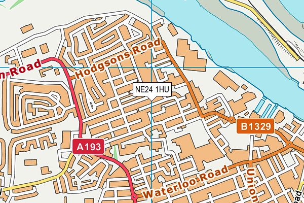 NE24 1HU map - OS VectorMap District (Ordnance Survey) NE24 1HU map - OS VectorMap District (Ordnance Survey)