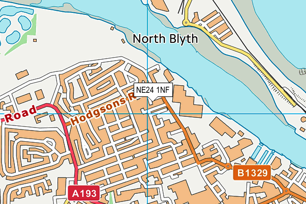 NE24 1NF map - OS VectorMap District (Ordnance Survey) NE24 1NF map - OS VectorMap District (Ordnance Survey)