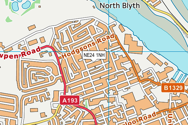 NE24 1NH map - OS VectorMap District (Ordnance Survey) NE24 1NH map - OS VectorMap District (Ordnance Survey)