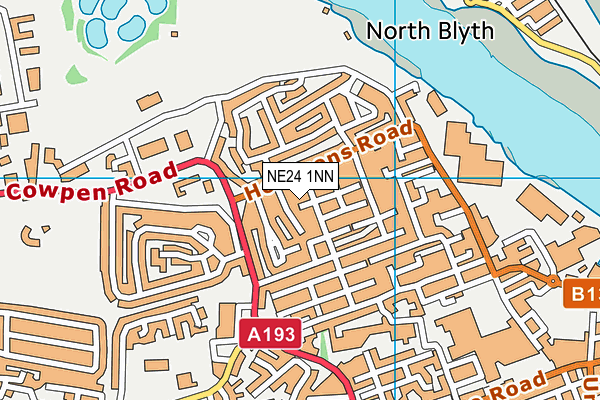 NE24 1NN map - OS VectorMap District (Ordnance Survey) NE24 1NN map - OS VectorMap District (Ordnance Survey)