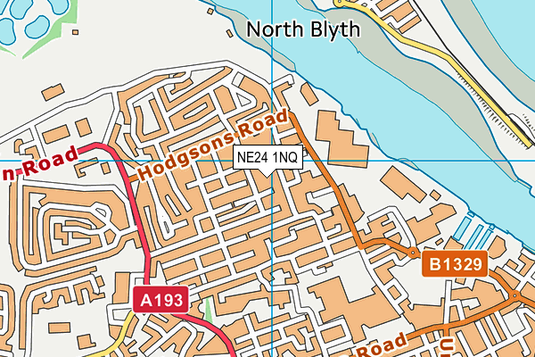 NE24 1NQ map - OS VectorMap District (Ordnance Survey) NE24 1NQ map - OS VectorMap District (Ordnance Survey)