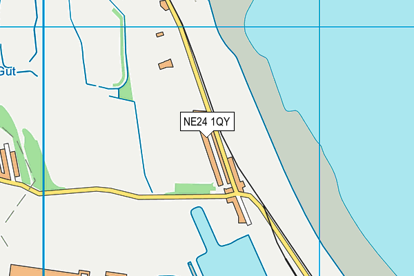 NE24 1QY map - OS VectorMap District (Ordnance Survey) NE24 1QY map - OS VectorMap District (Ordnance Survey)