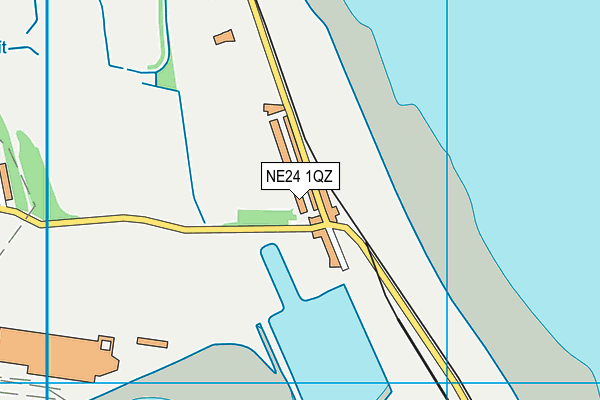 NE24 1QZ map - OS VectorMap District (Ordnance Survey) NE24 1QZ map - OS VectorMap District (Ordnance Survey)