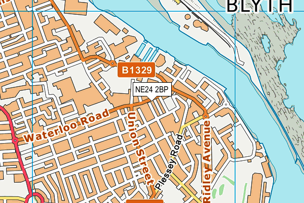 NE24 2BP map - OS VectorMap District (Ordnance Survey) NE24 2BP map - OS VectorMap District (Ordnance Survey)