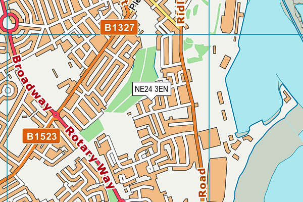 NE24 3EN map - OS VectorMap District (Ordnance Survey) NE24 3EN map - OS VectorMap District (Ordnance Survey)