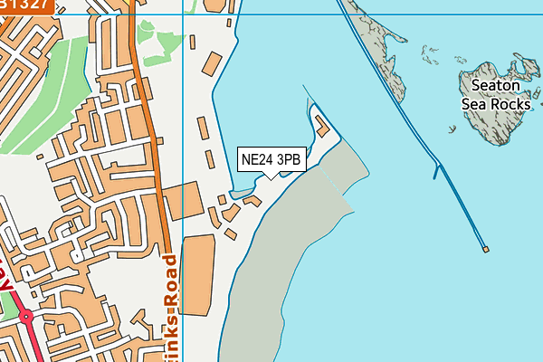 NE24 3PB map - OS VectorMap District (Ordnance Survey) NE24 3PB map - OS VectorMap District (Ordnance Survey)