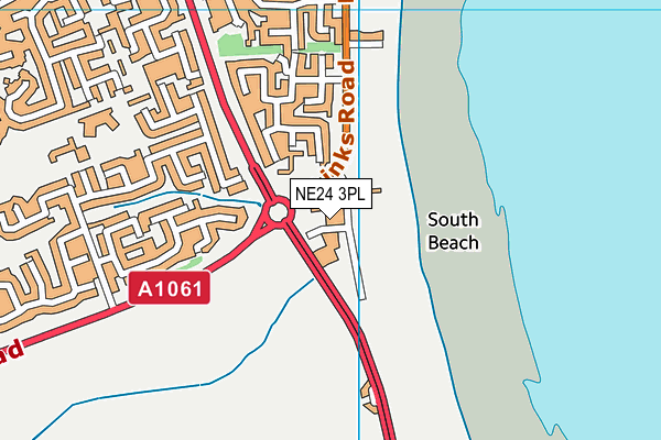 NE24 3PL map - OS VectorMap District (Ordnance Survey) NE24 3PL map - OS VectorMap District (Ordnance Survey)