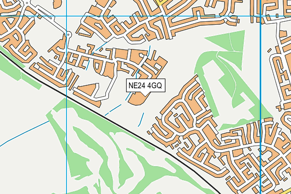 NE24 4GQ map - OS VectorMap District (Ordnance Survey) NE24 4GQ map - OS VectorMap District (Ordnance Survey)