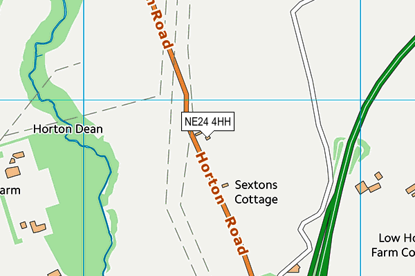 NE24 4HH map - OS VectorMap District (Ordnance Survey) NE24 4HH map - OS VectorMap District (Ordnance Survey)